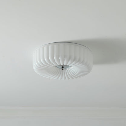 Willa Glass Flush Mount Ceiling Light, alternate view