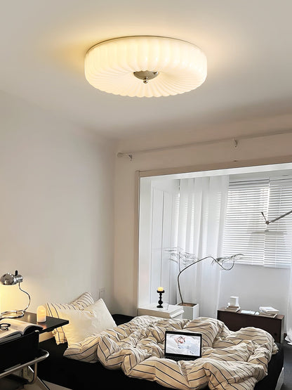 Willa Glass Flush Mount Ceiling Light, view 35