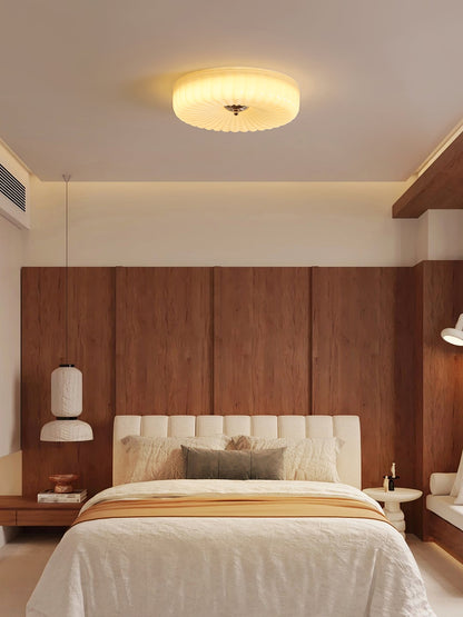 Willa Glass Flush Mount Ceiling Light, view 39