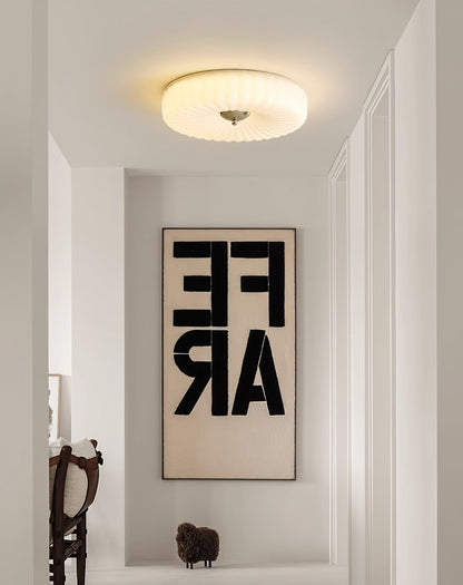 Willa Glass Flush Mount Ceiling Light, view 45
