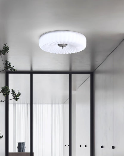 Willa Glass Flush Mount Ceiling Light, view 47