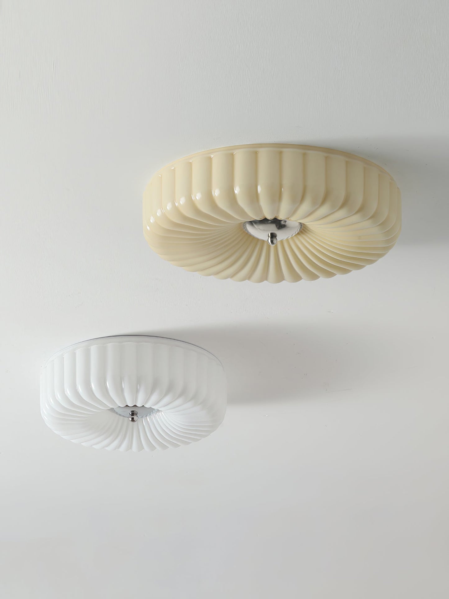 Willa Glass Flush Mount Ceiling Light, view 48