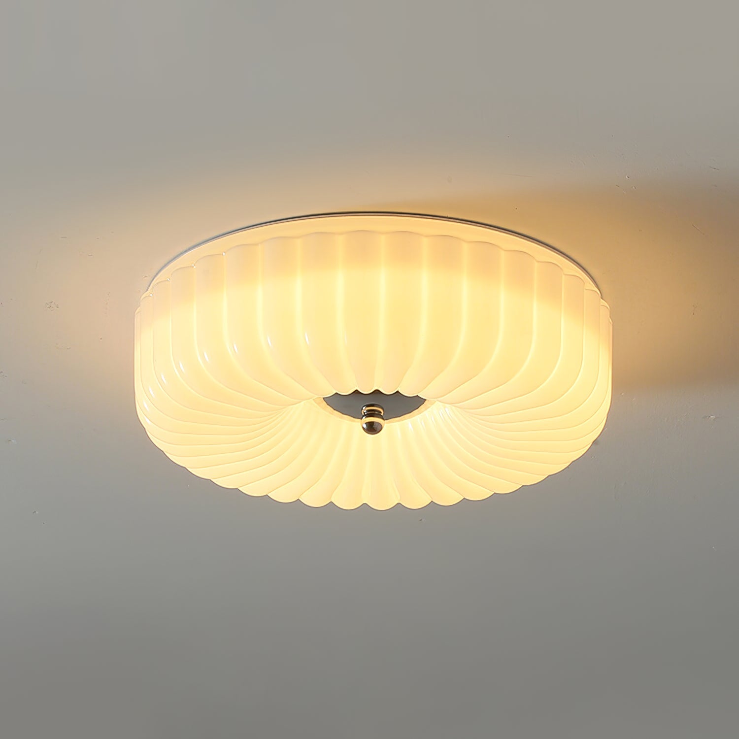 Willa Glass Flush Mount Ceiling Light, view 50