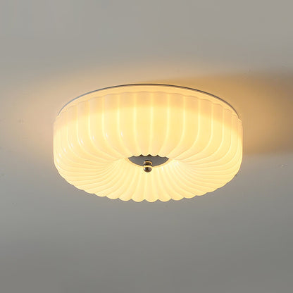 Willa Glass Flush Mount Ceiling Light, view 50