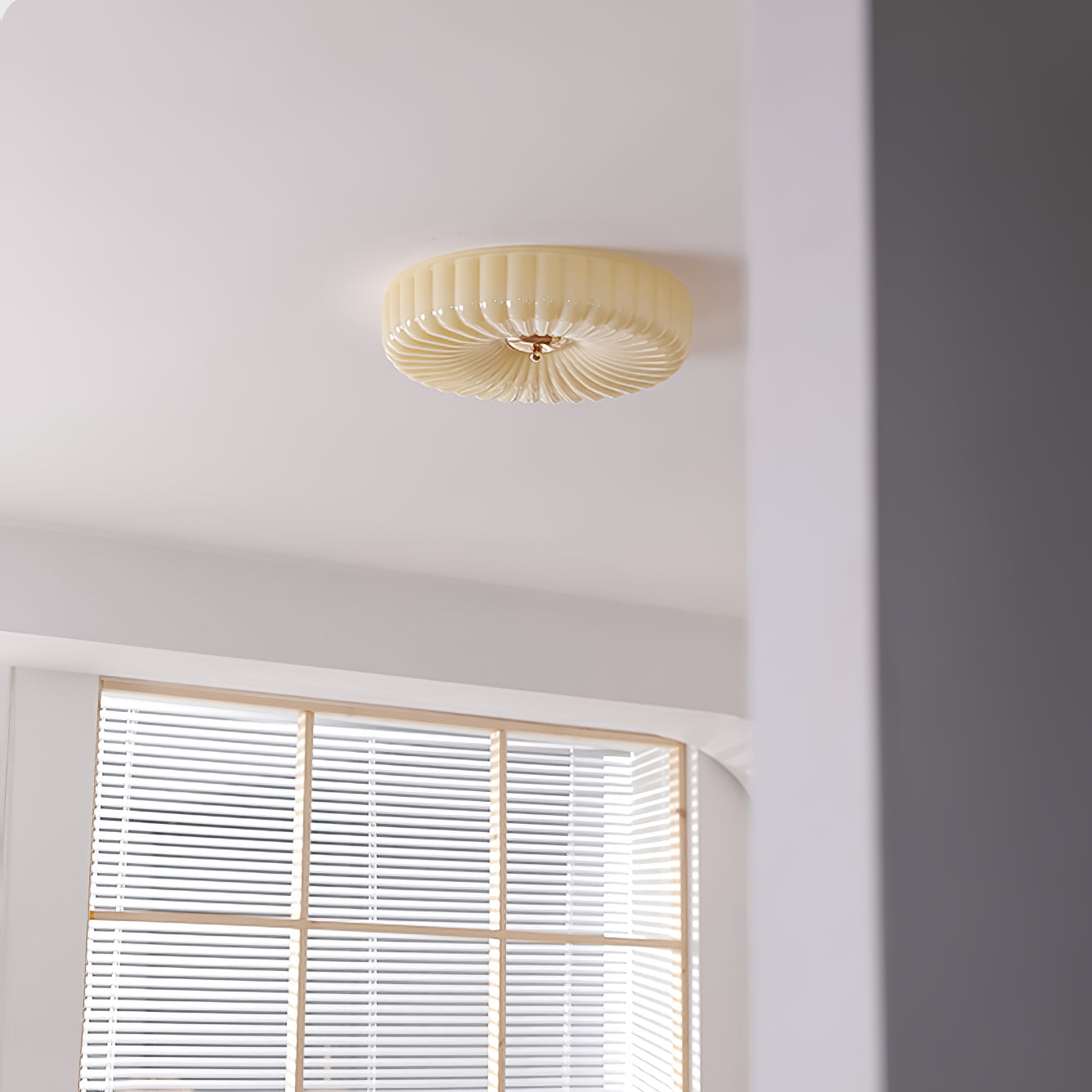 Willa Glass Flush Mount Ceiling Light, view 21