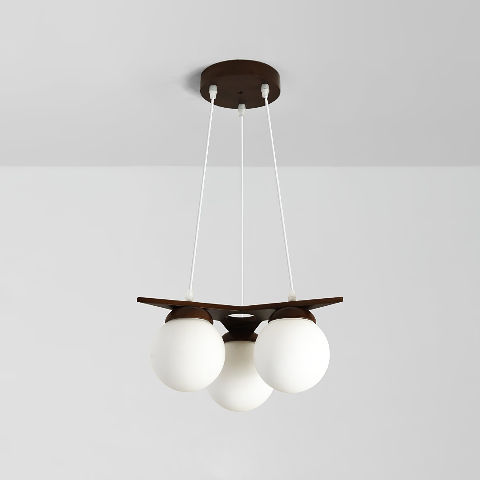 Wooden Star With Glass Chandelier, view 33