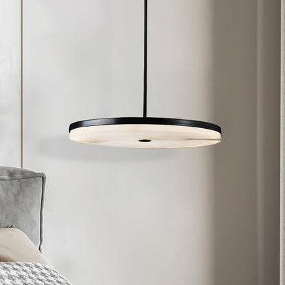 Wyatt Alabaster Pendant Light, alternate view