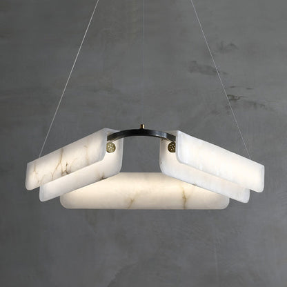 Years Alabaster Chandelier, alternate view