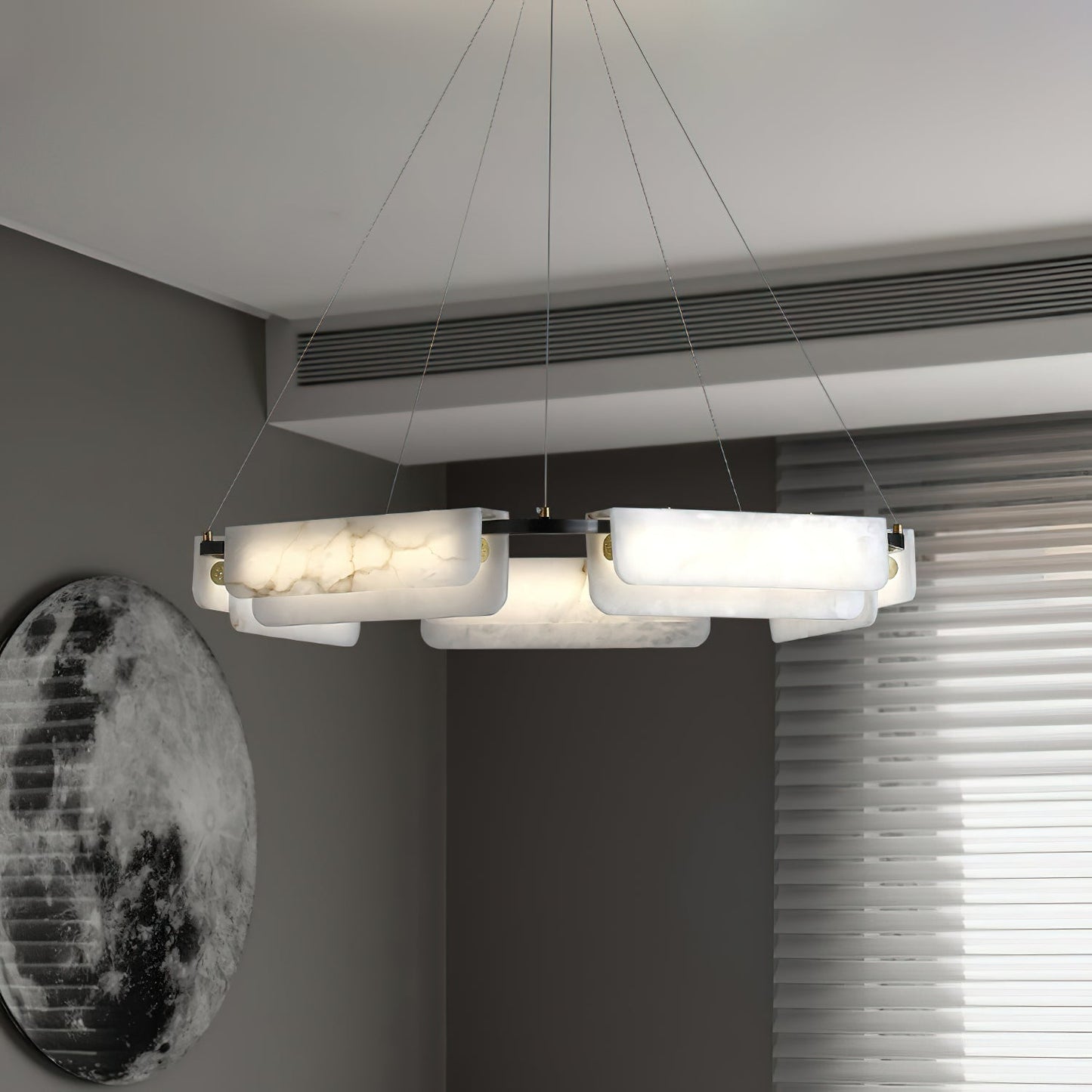 Years Alabaster Chandelier, view 4