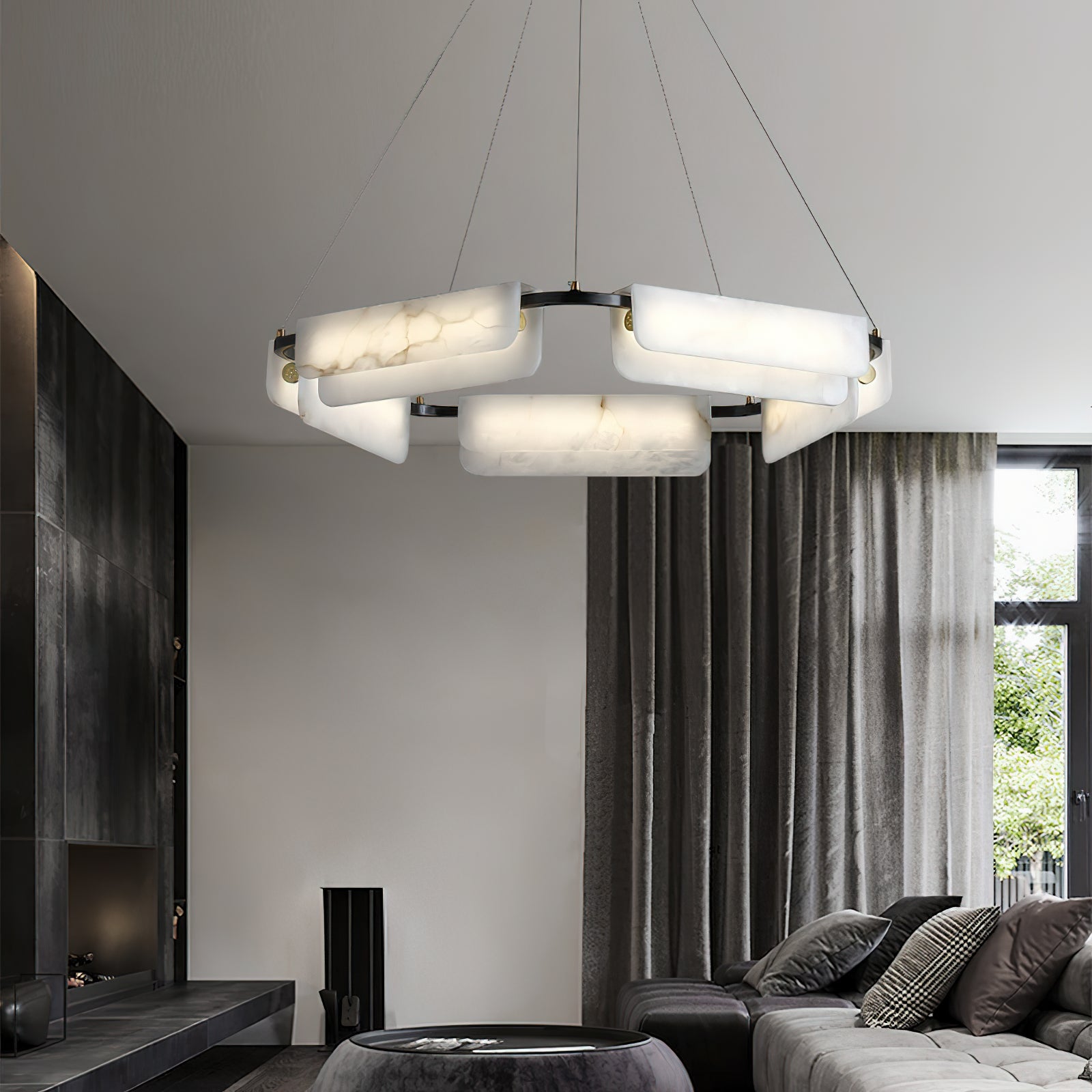 Years Alabaster Chandelier, view 5