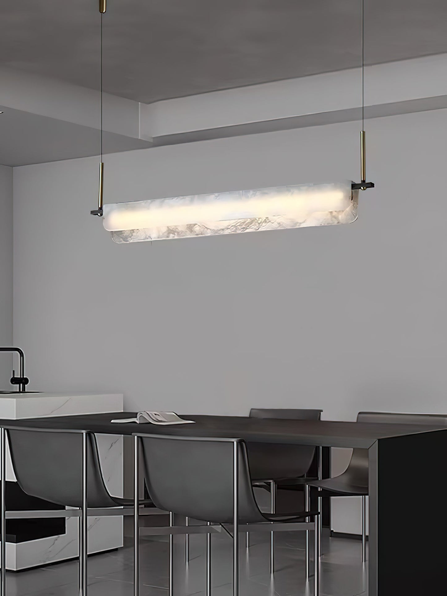 Years Alabaster Pendant Light, alternate view