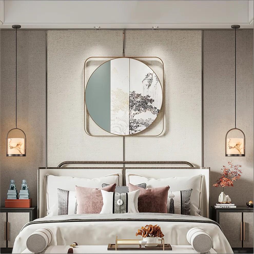 Cortland Alabaster Pendant Light, view 13