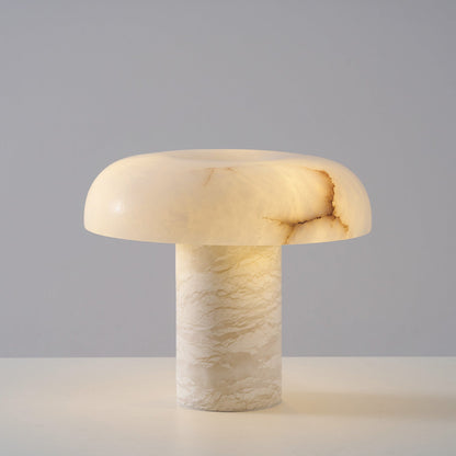 Mushroom Type Alabaster Table Lamp, view 31