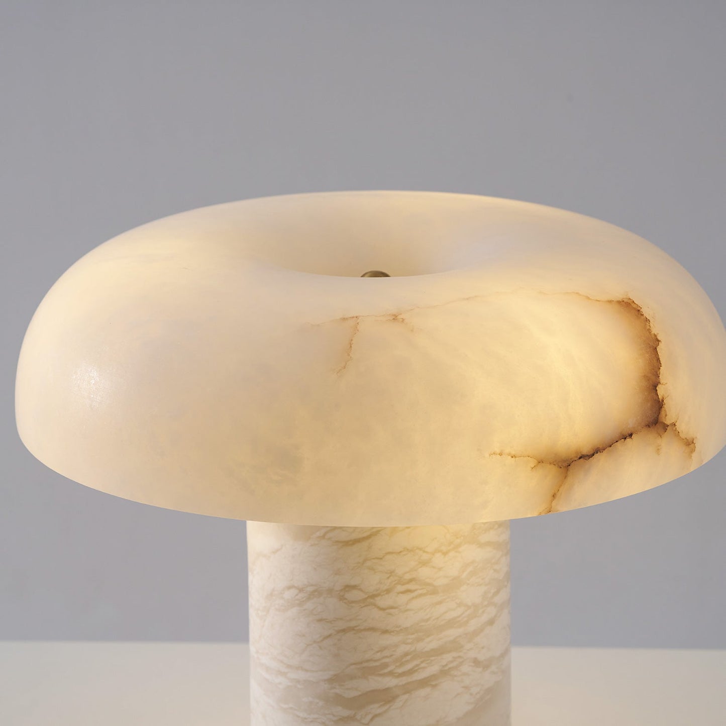 Mushroom Type Alabaster Table Lamp, view 33